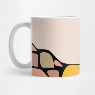 Original abstract modern minimalist design art Mug